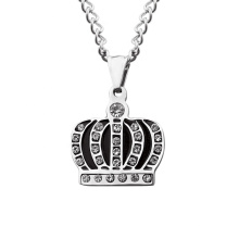 Personalized Royal Design Crown  Pendant Stainless Steel Jewelry